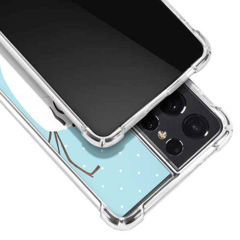 Disney Frozen Olaf Polka Dots Galaxy S21 Ultra 5G Clear Case